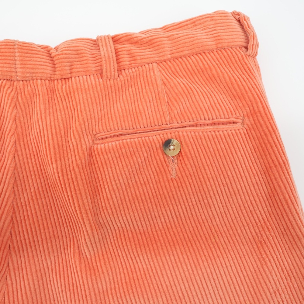 Vineyard Vines Men Corduroy Pants Coral Orange Straight Leg Size 36x28 - Flaws